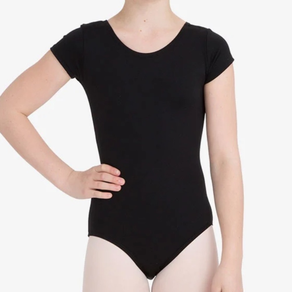Capezio Girls Basic short Sleeve Leotard